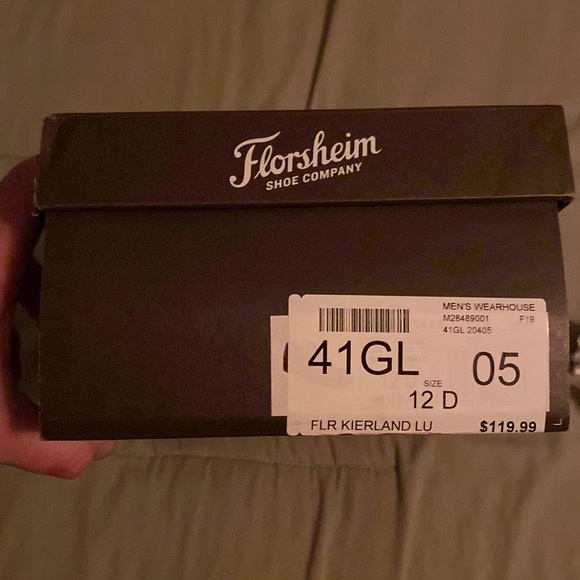 This pair of Florsheim dress shoes size 12 color brown with box brand new - Picture 7 of 8